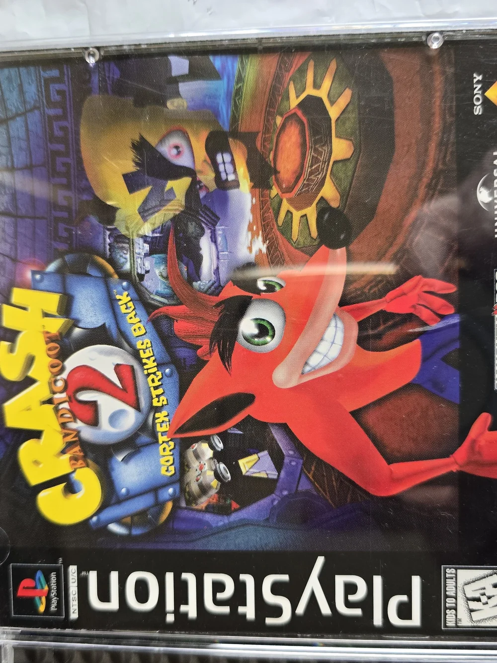 Sony PlayStation Crash Bandicoot Game Case One And Two Original Like New No Scra